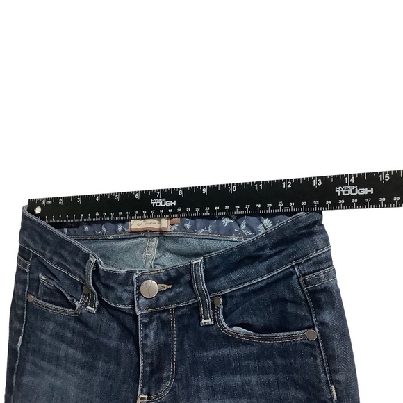 PAIGE Women's Peg Skinny Jeans - Dark Blue - Picture 6 of 9